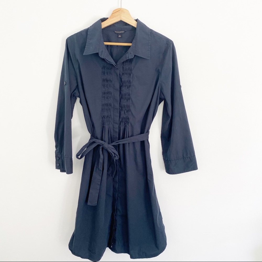 Banana Republic | Blue Button Up Shirt Dress